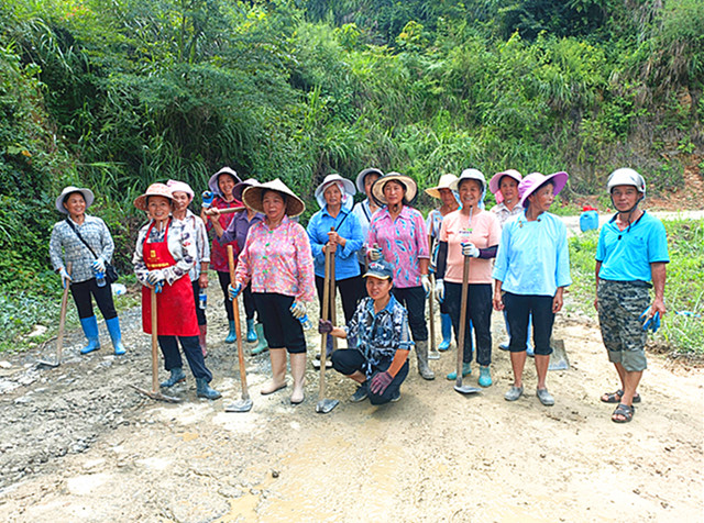 九潮镇团结妇女力量修整村组公路_副本.jpg