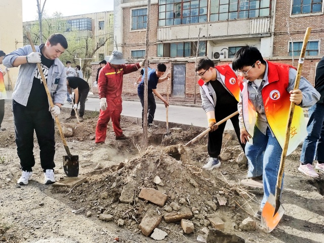 10.为民办实事开展植树志愿服务活动-克拉玛依市白碱滩区三平路街道振兴社区 杨雨婷 供稿  联系电话：18009903291 审核人：刘祥贞_副本.jpg